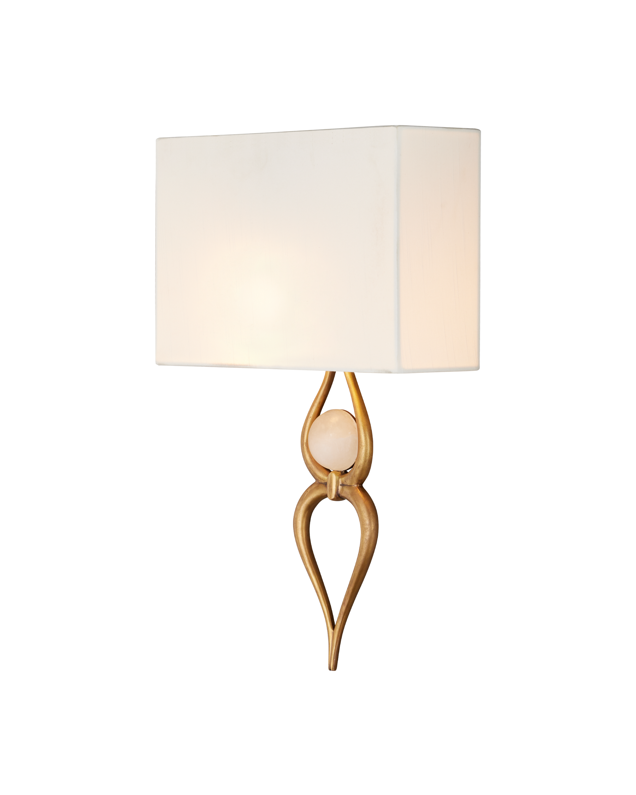 Currey & Company Omorfos Brass Wall Sconce