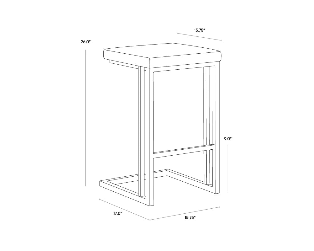 Sunpan Boone Counter Stool Set Of 2