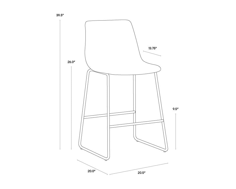 Sunpan Cal Counter Stool Set Of 2