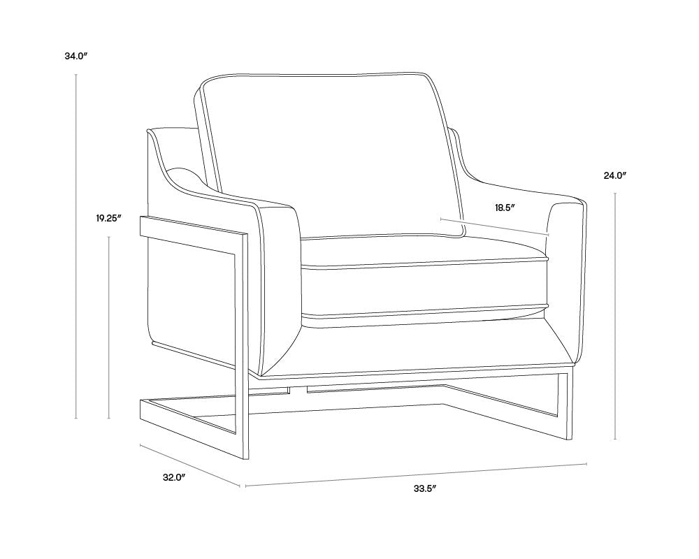 Sunpan Kalmin Lounge Chair