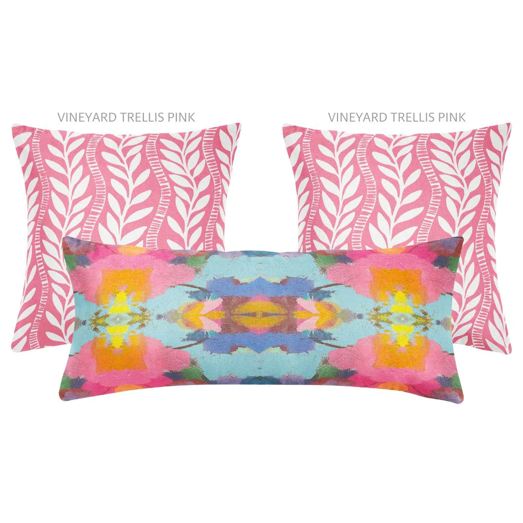 Laura Park Antigua Smile Linen Cotton Pillow