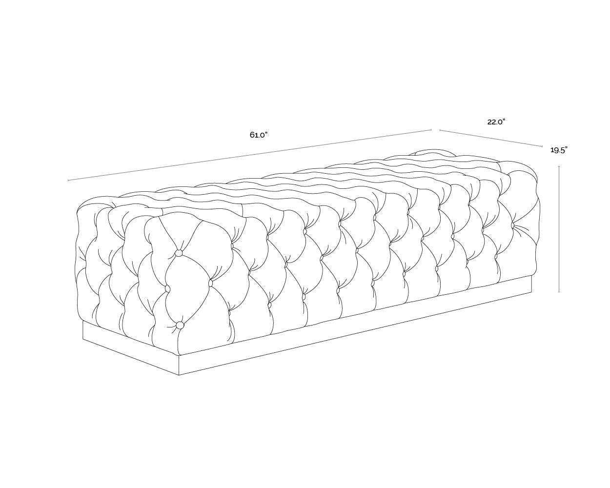 Sunpan Babette Bench