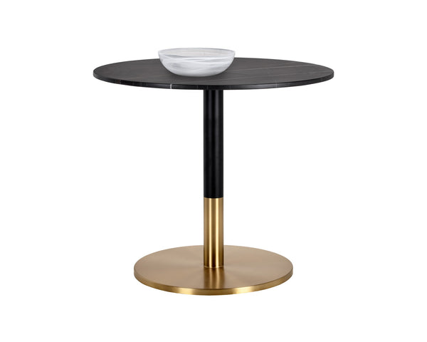 Sunpan Massie Bistro Table Black Marble 35.5"