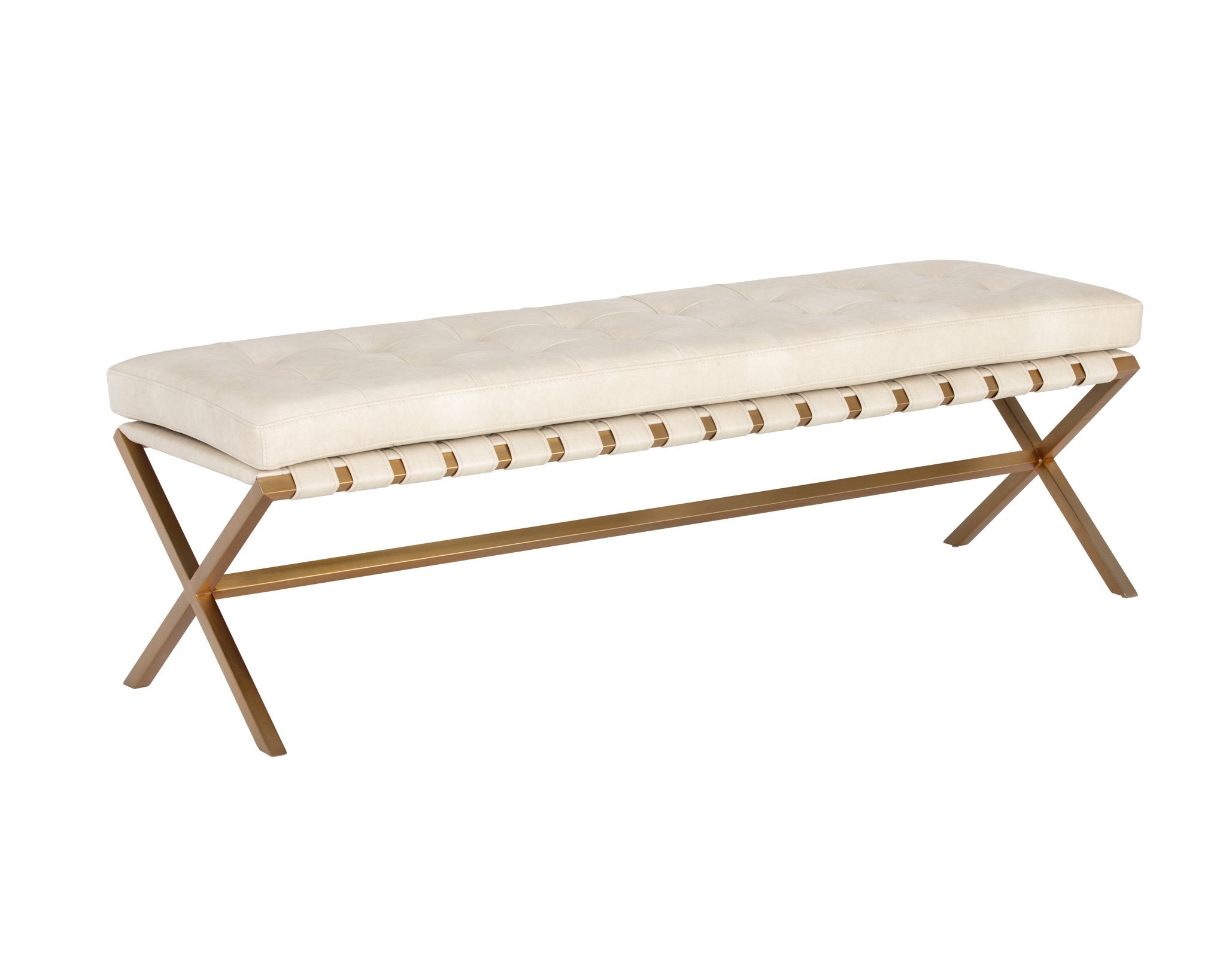 Sunpan Kenji Bench Small Gold