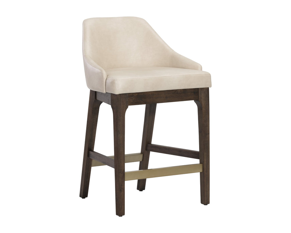 Sunpan Kace Counter Stool Bravo Cream