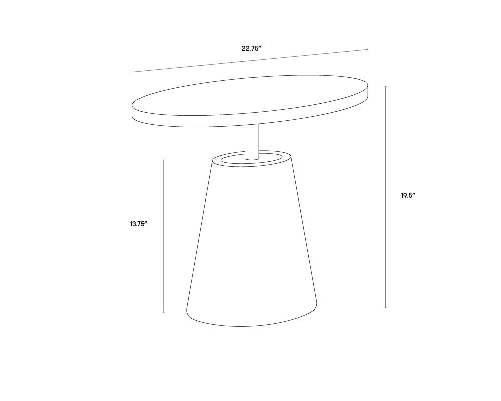 Sunpan Carment Side Table