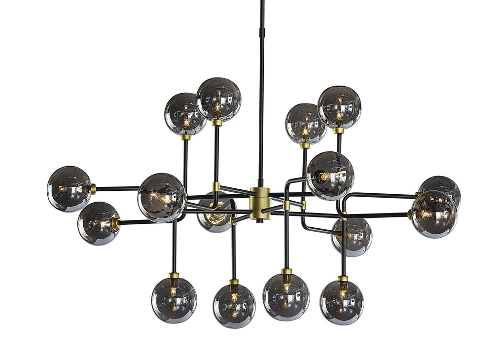 Sunpan Deimos Chandelier Large Smoke Grey