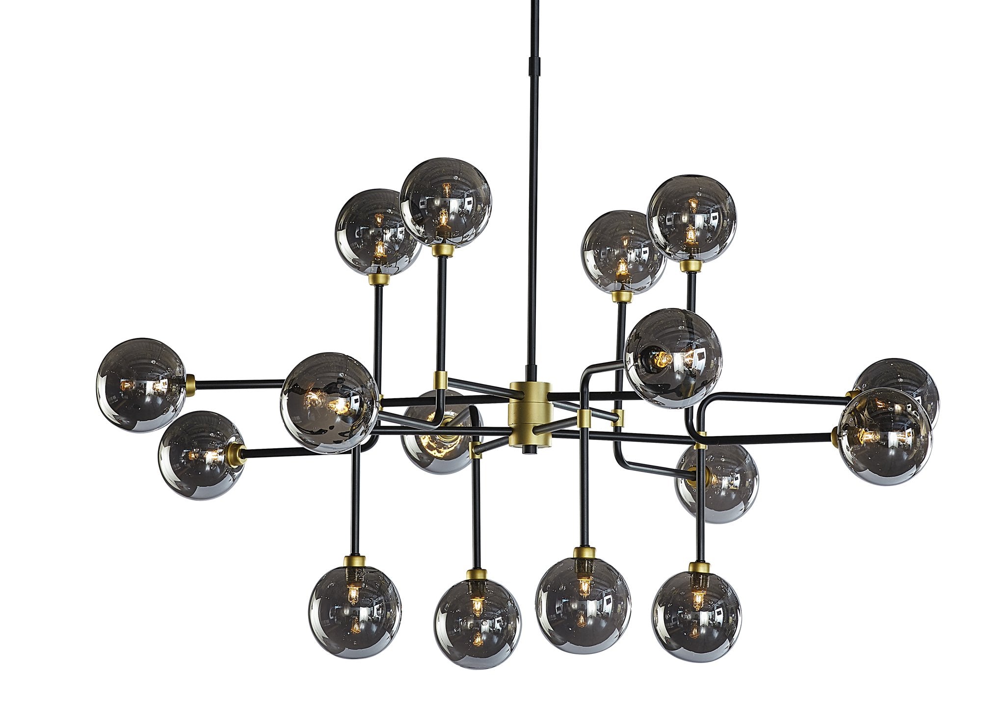 Sunpan Deimos Chandelier Large Smoke Grey