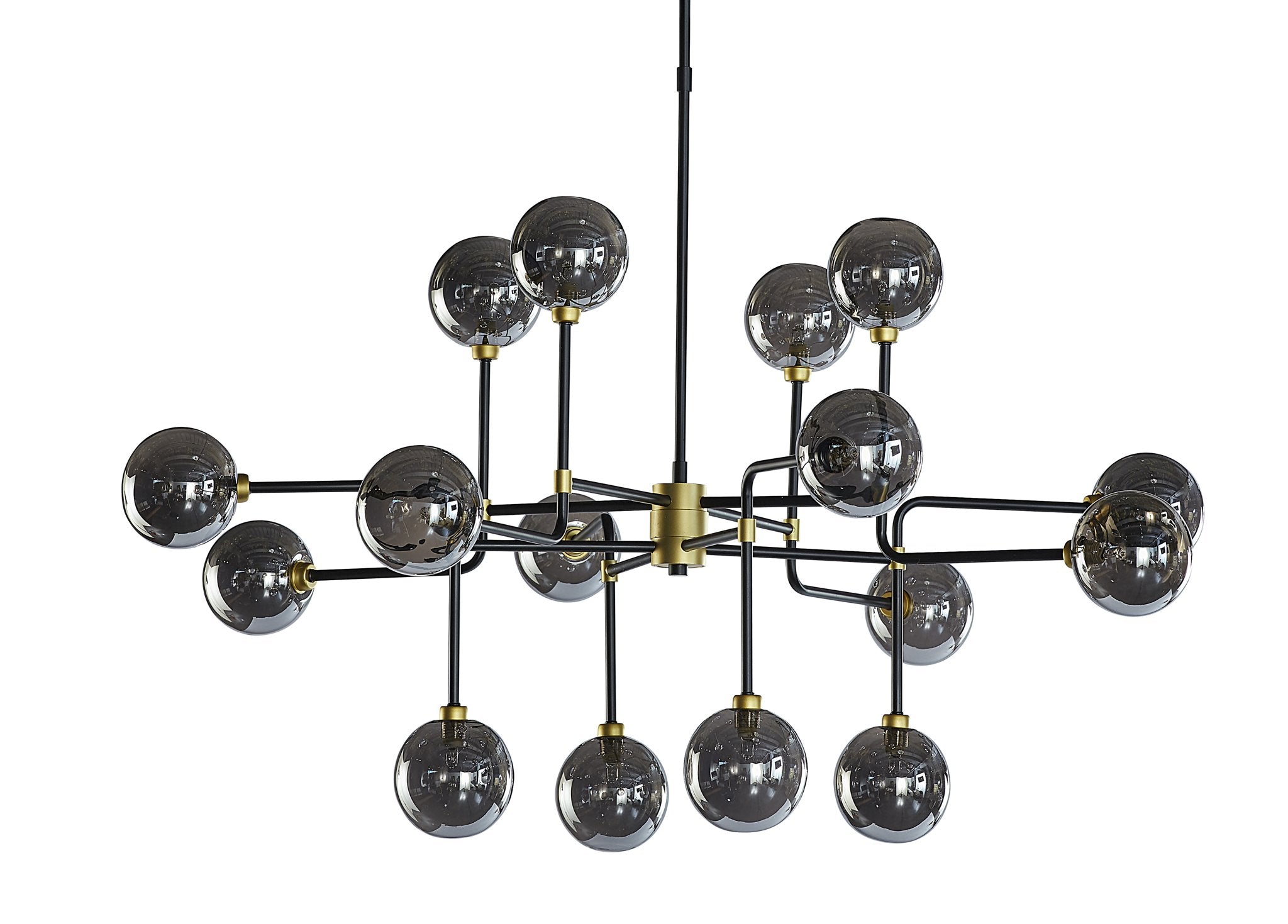 Sunpan Deimos Chandelier Large Smoke Grey