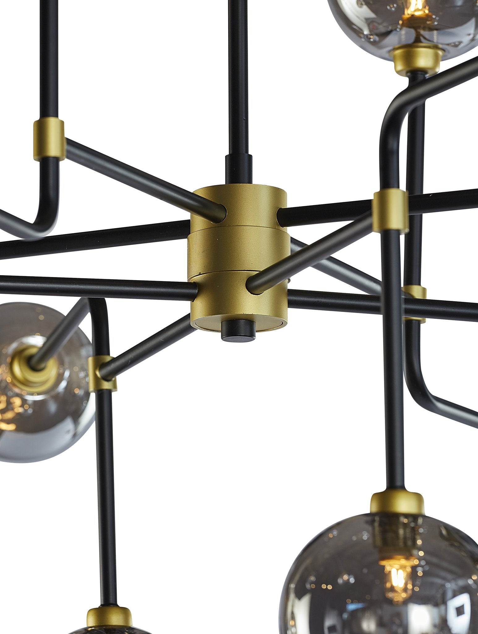 Sunpan Deimos Chandelier Large Smoke Grey