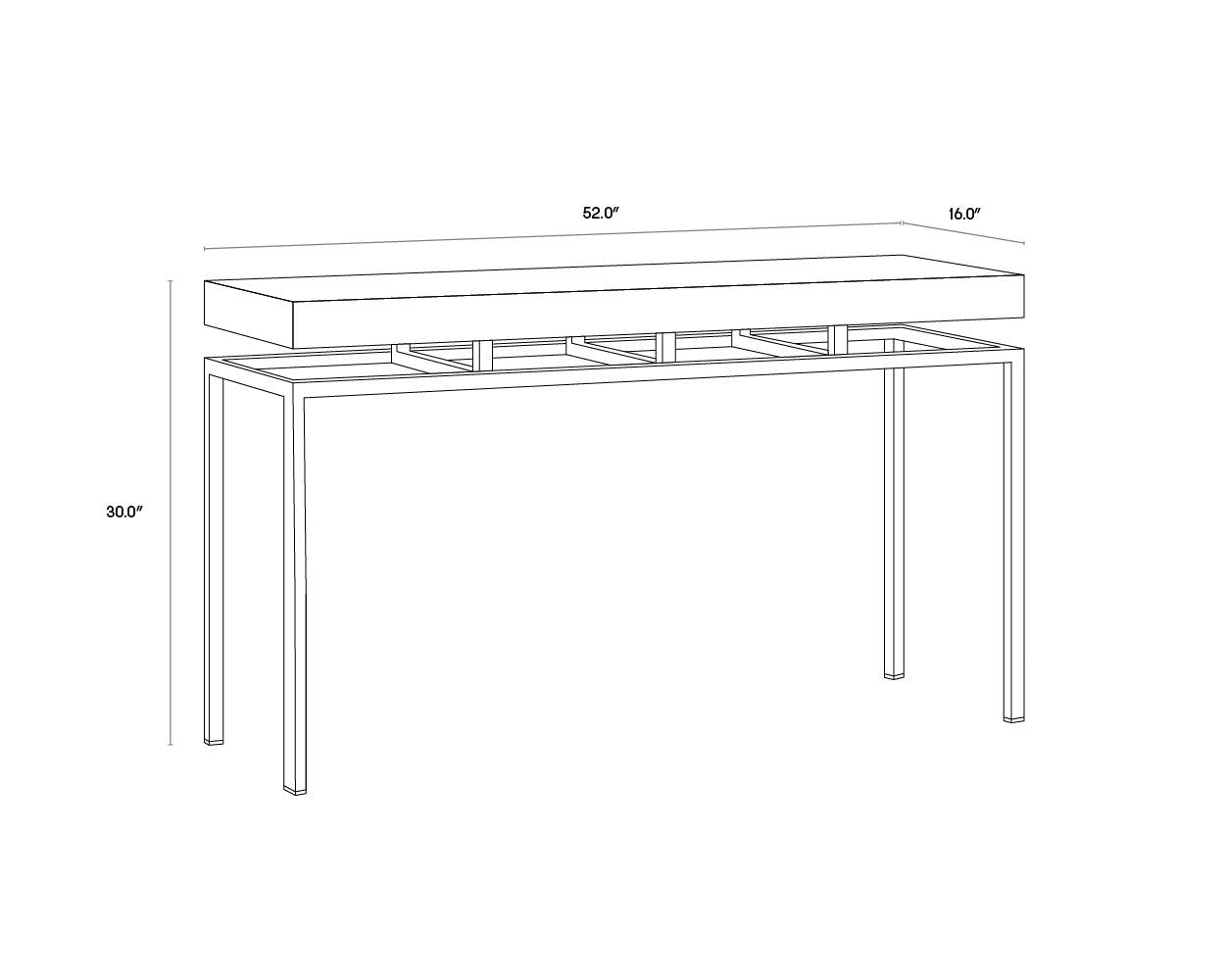 Sunpan Toreno Console Table