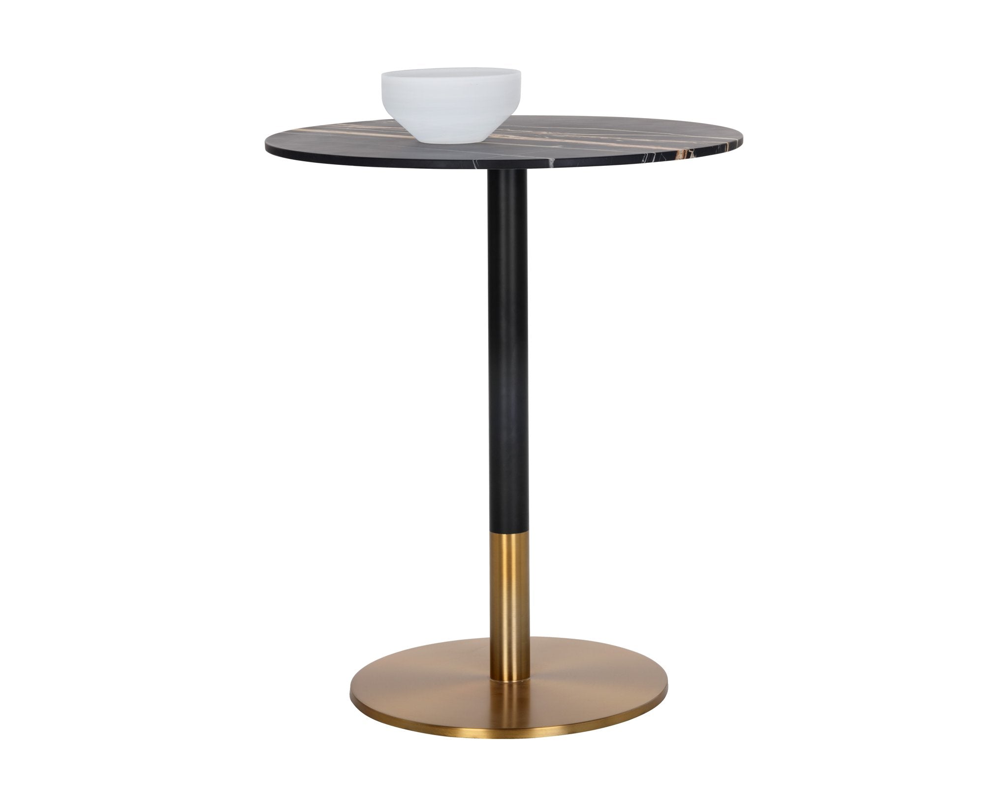 Sunpan Massie Bar Table Black Marble