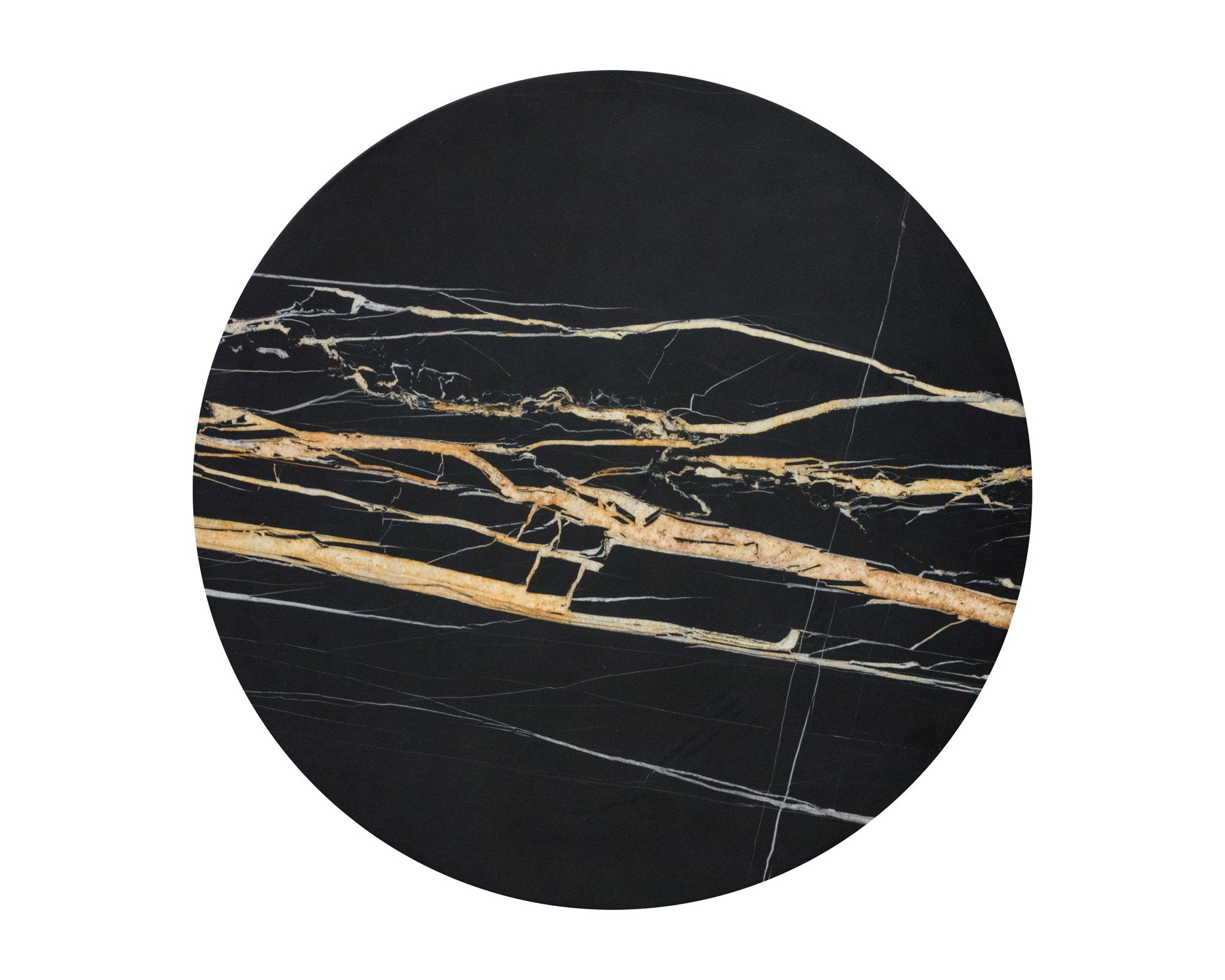 Sunpan Massie Bar Table Black Marble