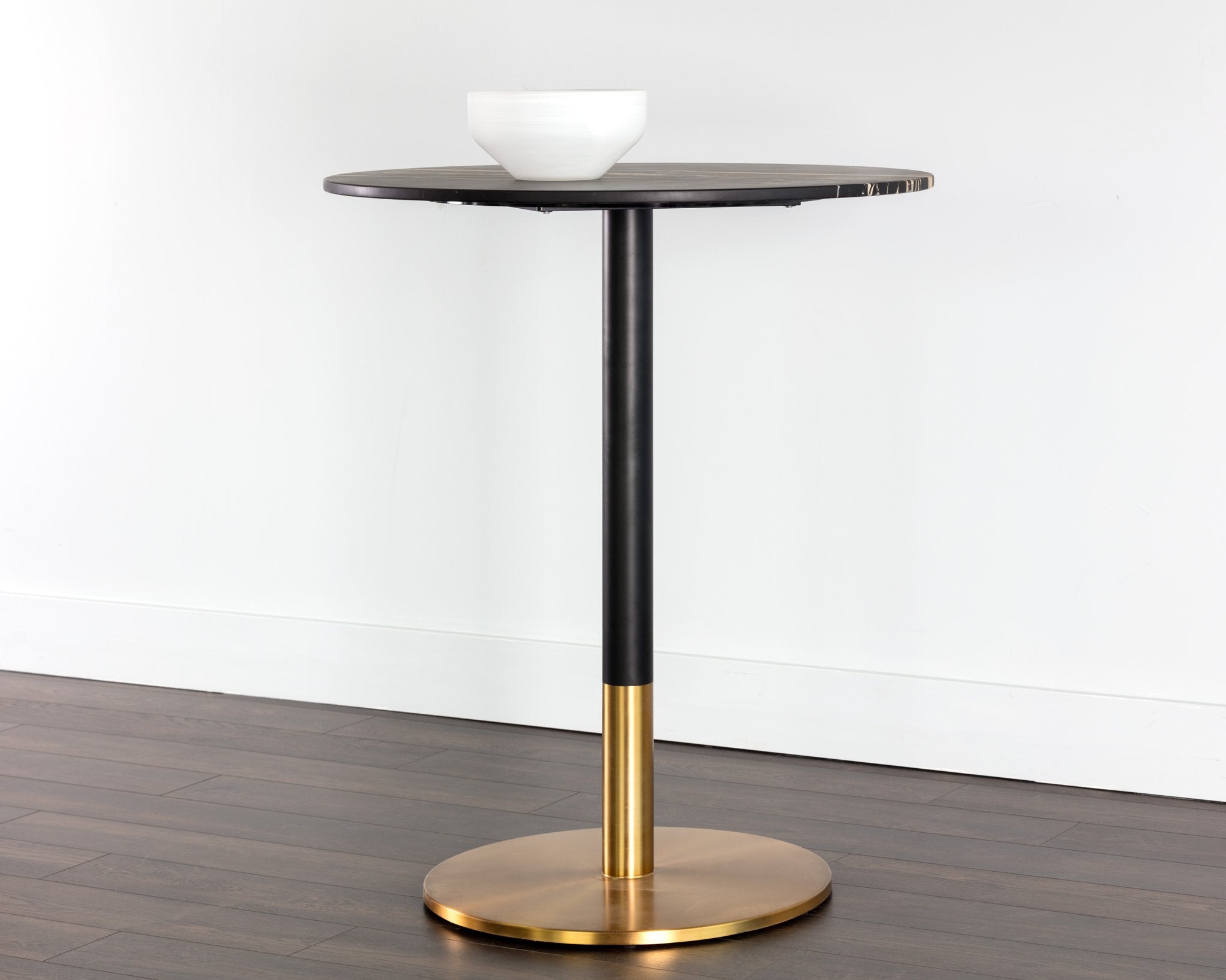 Sunpan Massie Bar Table Black Marble