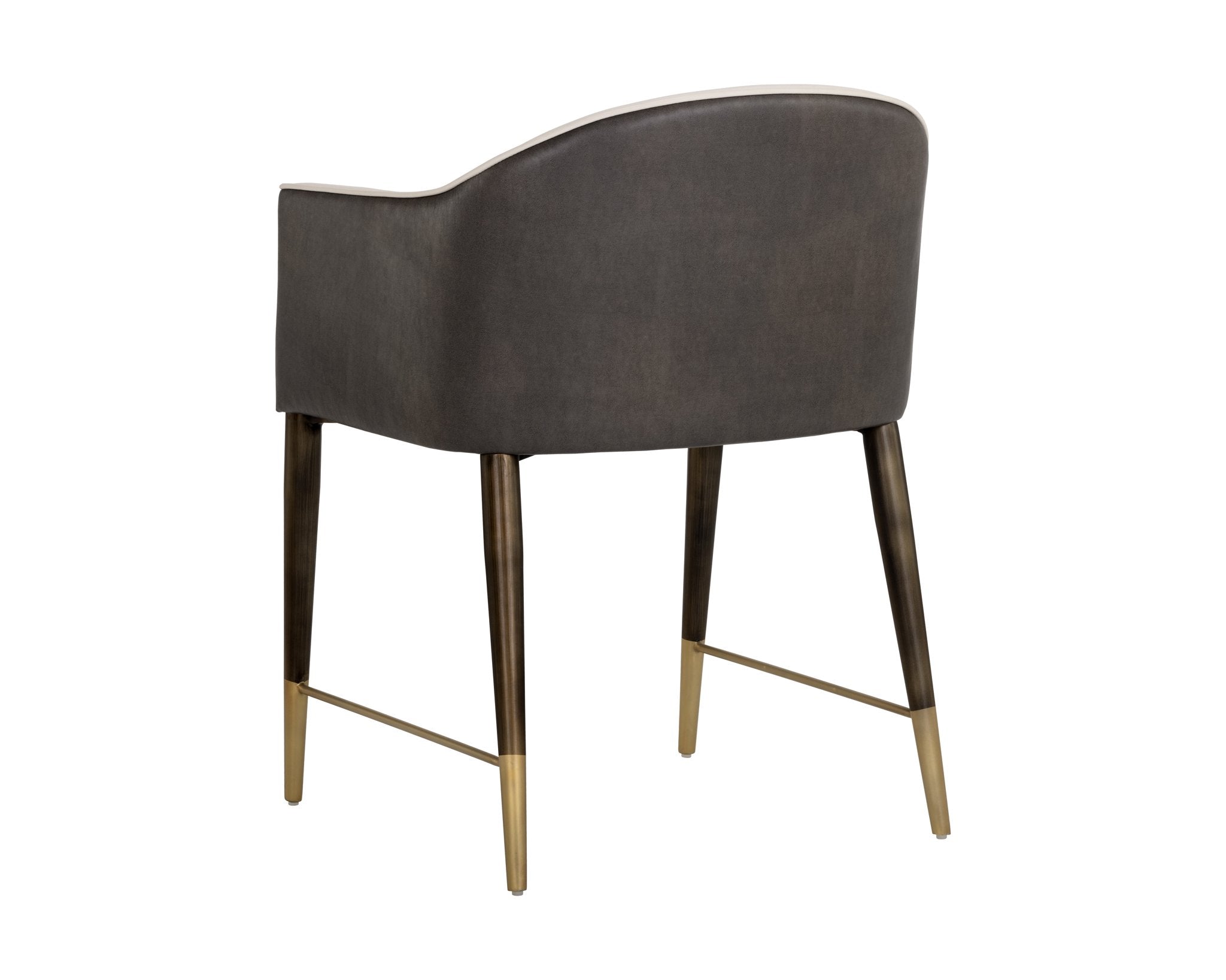 Sunpan Kylin Dining Armchair Dillon Cream / Bravo Ash