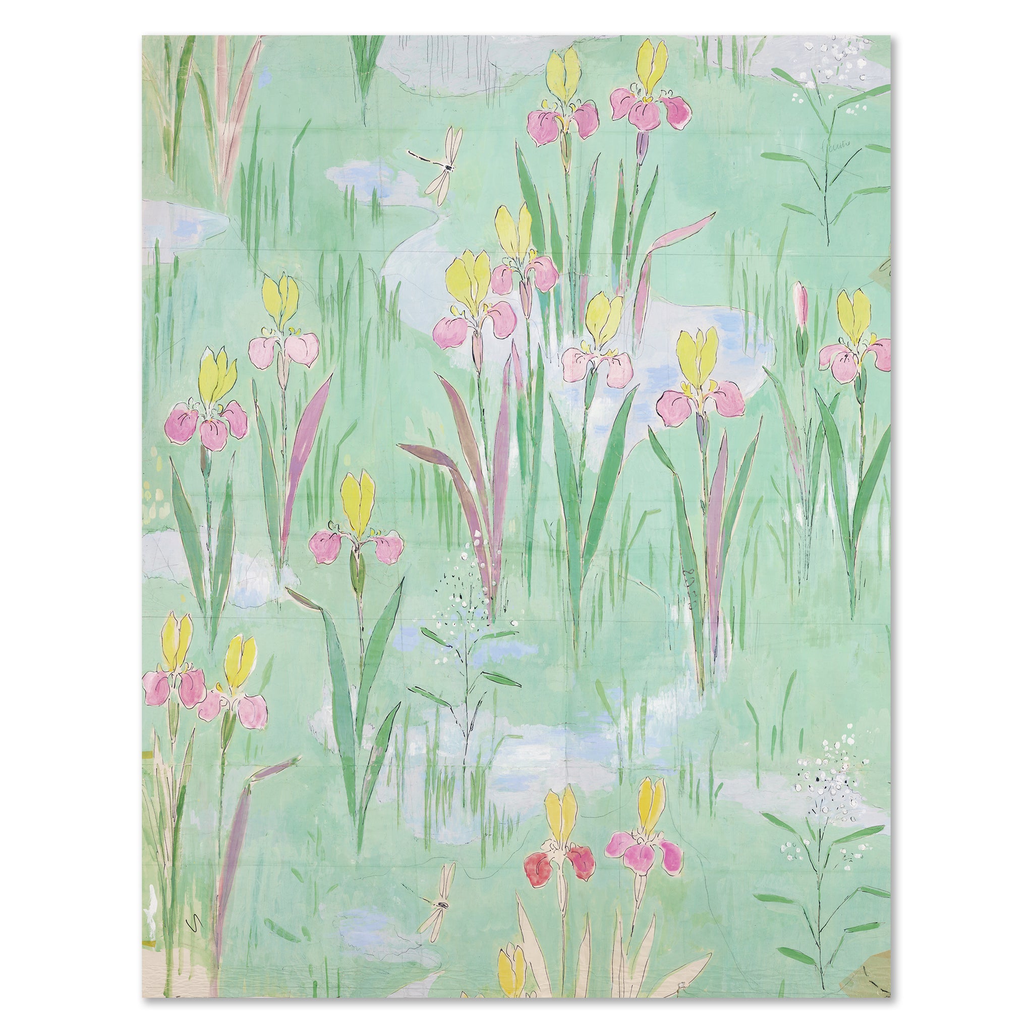 Paule Marrot Fleurs Vertes Art