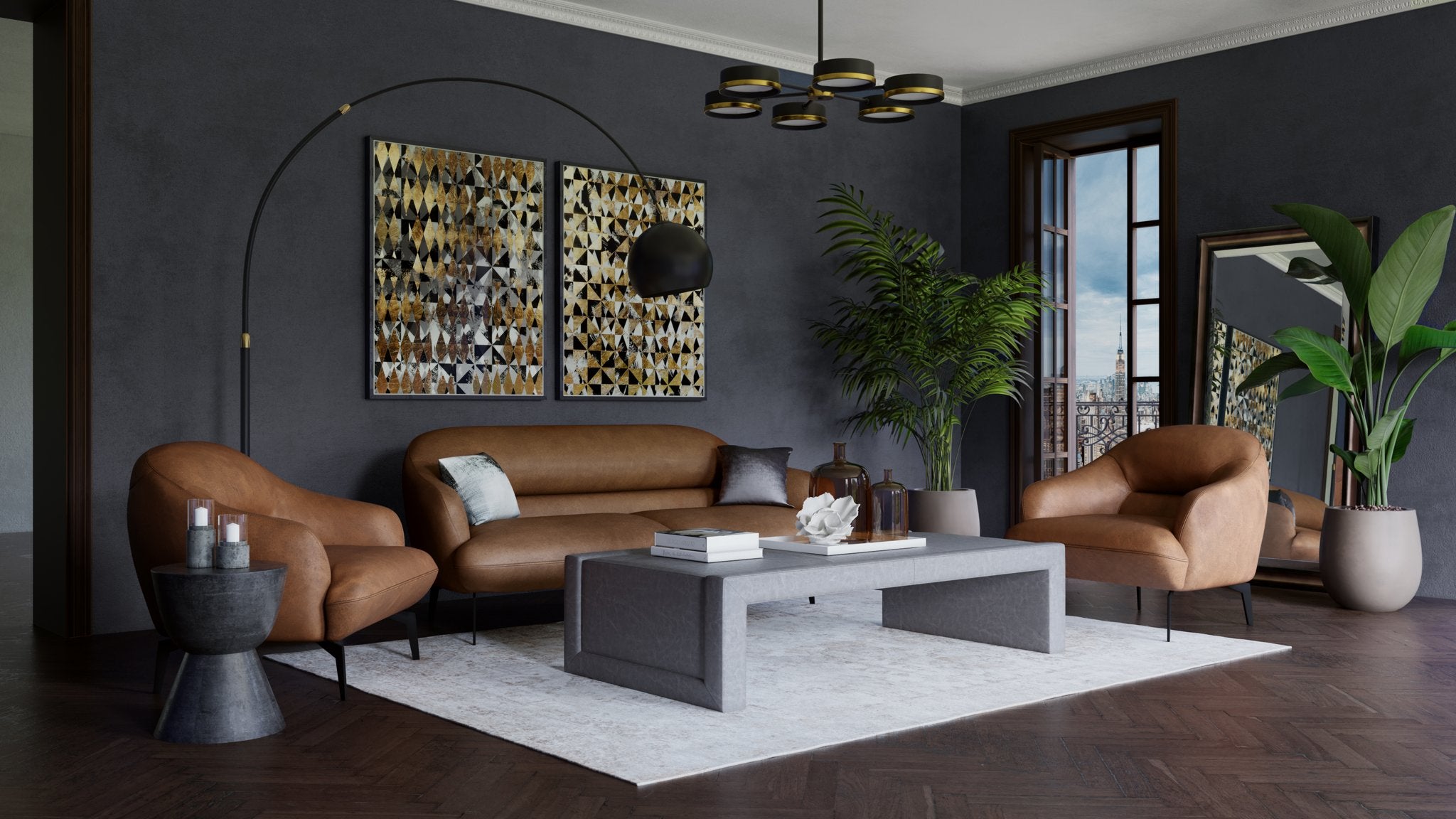 Sunpan Oswin Chandelier