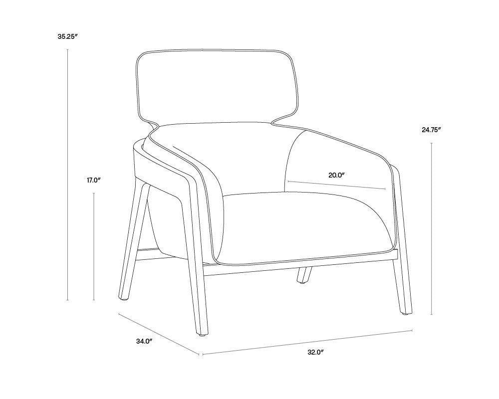 Sunpan Maximus Lounge Chair