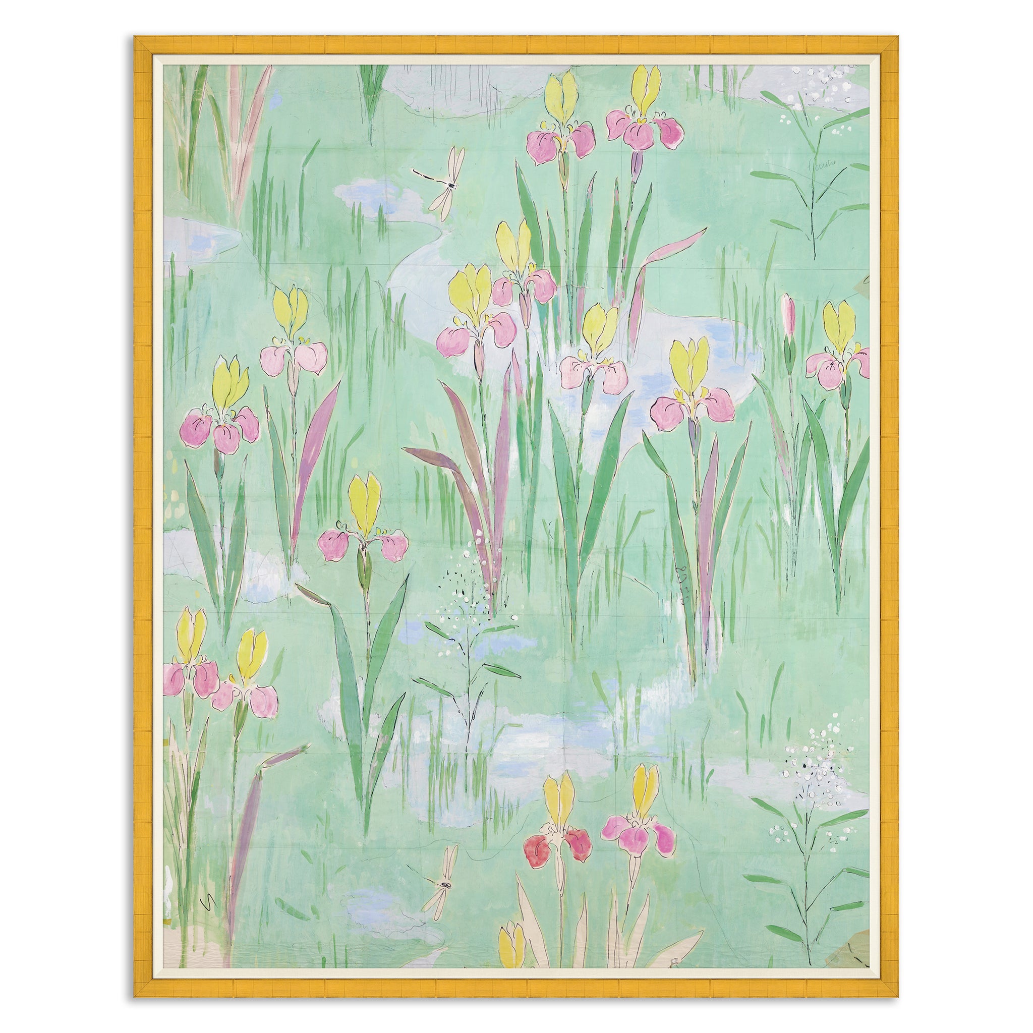 Paule Marrot Fleurs Vertes Wall Art