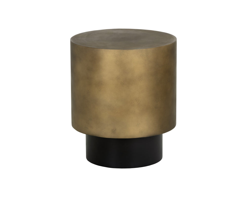 Sunpan Bernaby End Table Antique Brass
