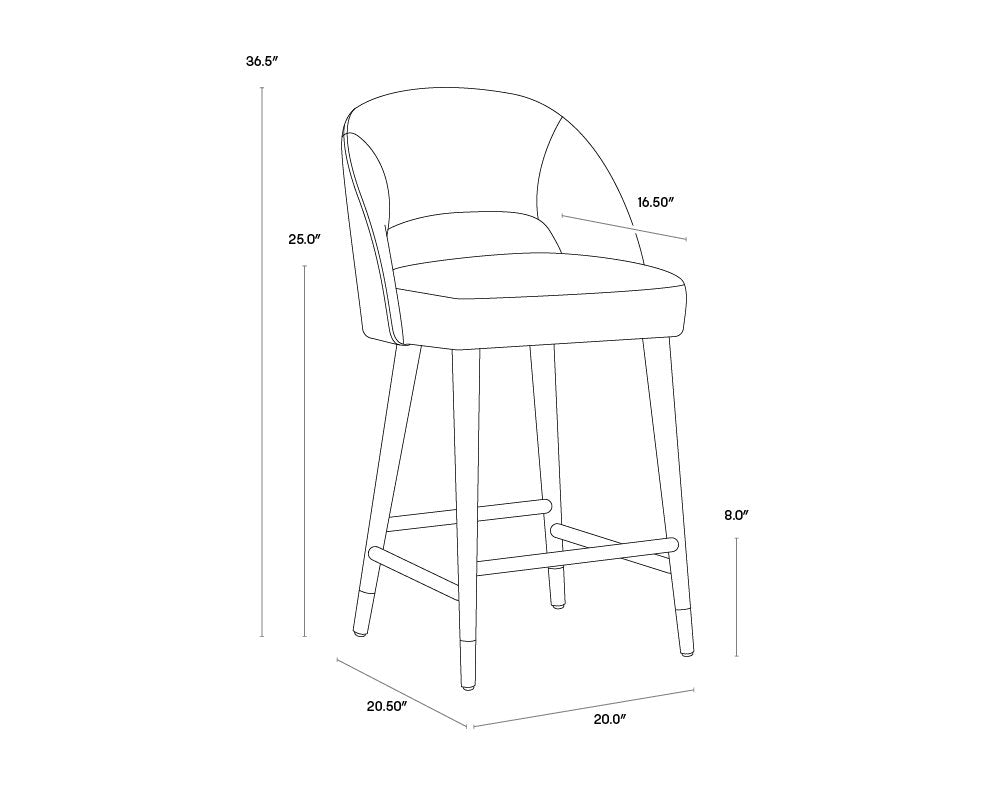 Sunpan Monae Counter Stool