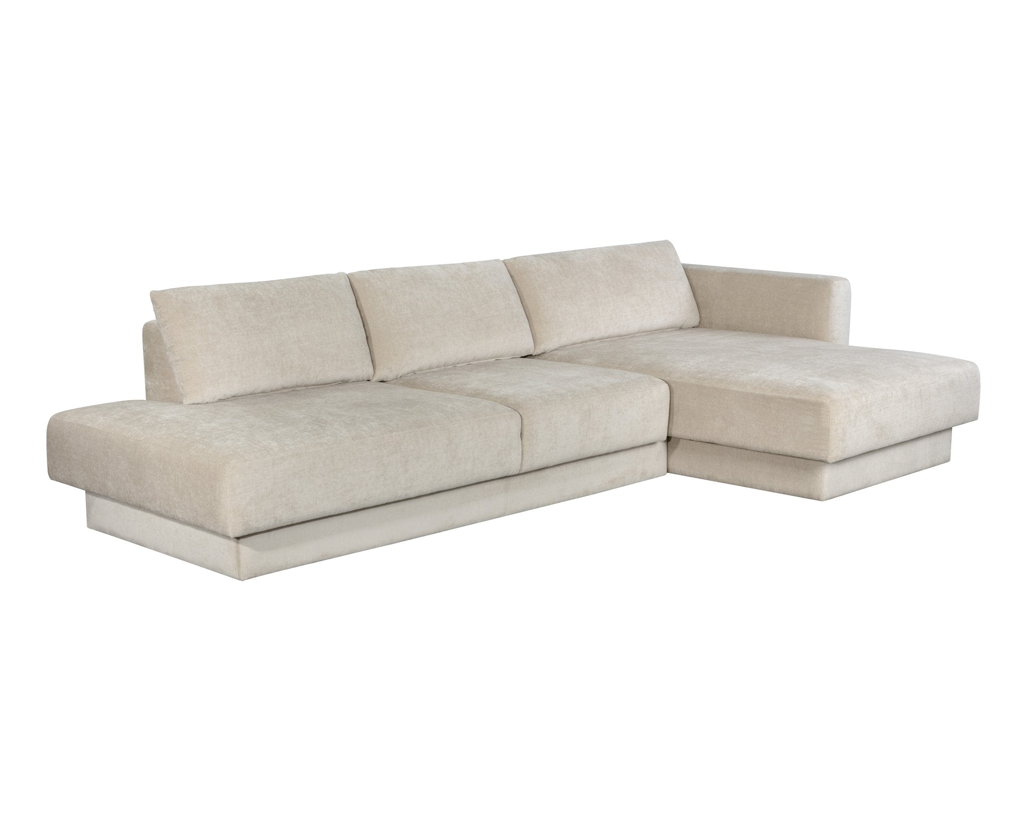 Sunpan Tecoma Sofa Chaise Raf Danny Cream