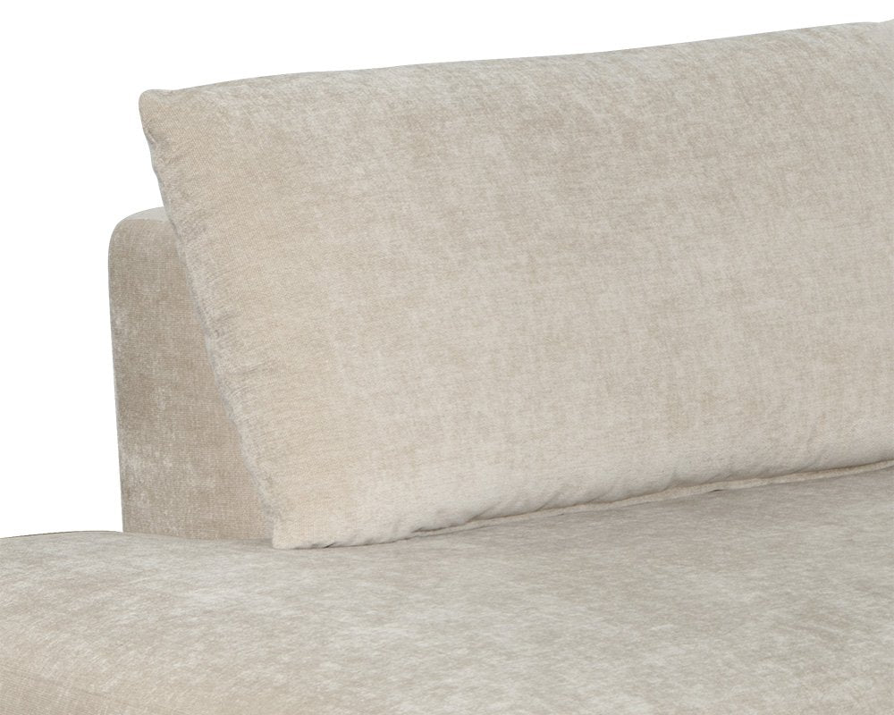 Sunpan Tecoma Sofa Chaise Raf Danny Cream