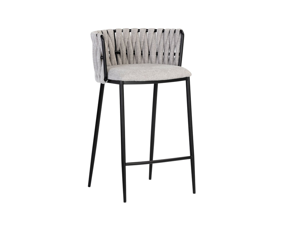 Sunpan Sarai Counter Stool Belfast Heather Grey