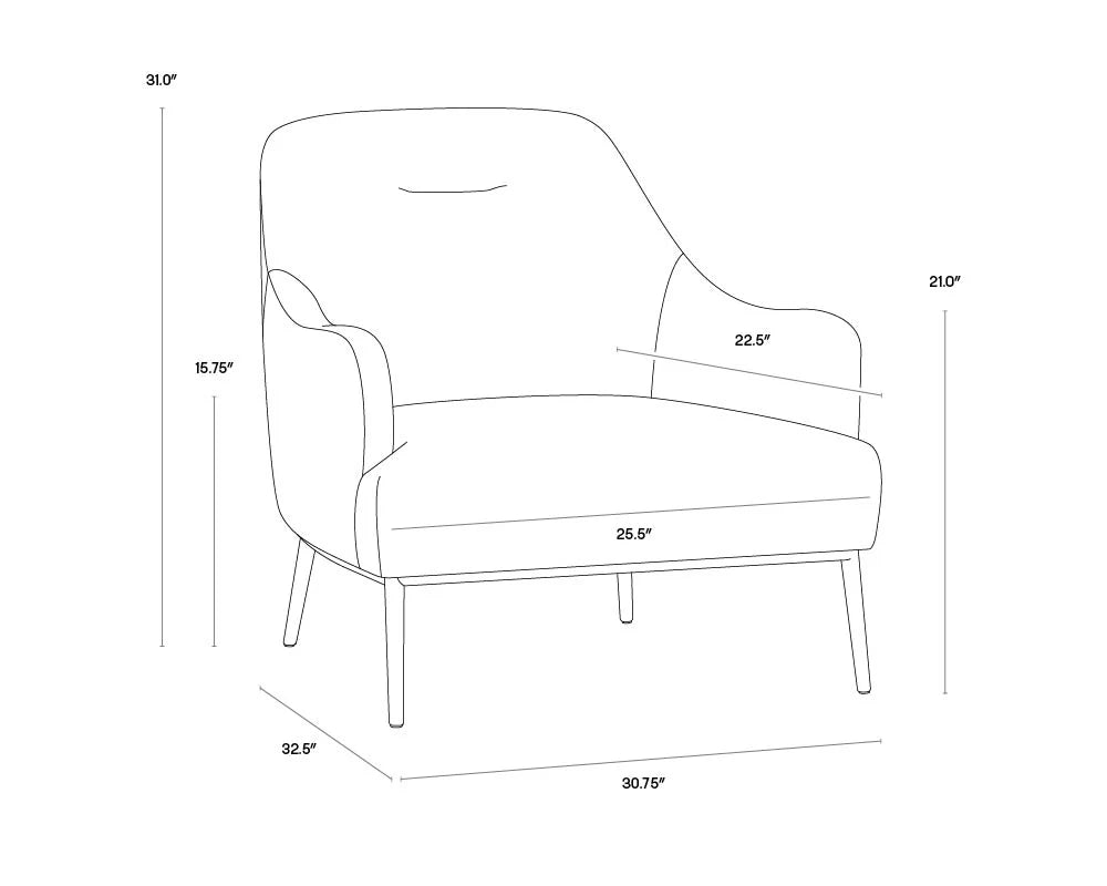 Sunpan Cameron Lounge Chair