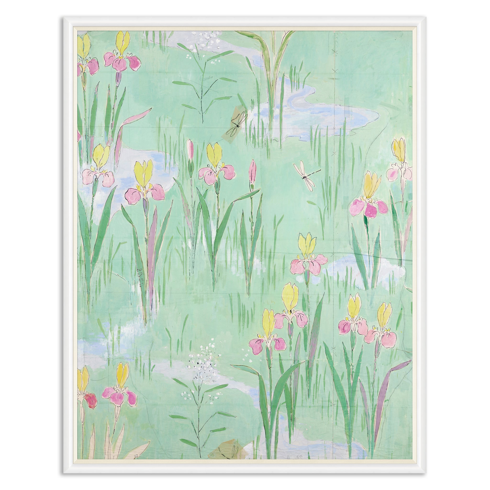 Paule Marrot Fleurs Vertes Art