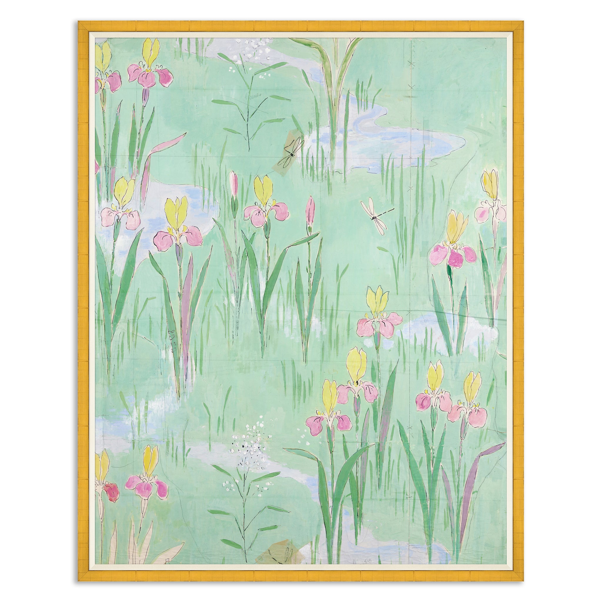 Paule Marrot Fleurs Vertes Wall Art