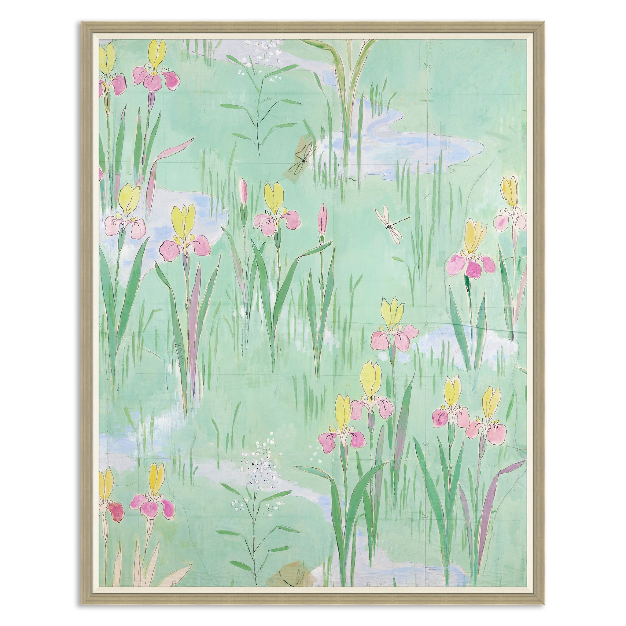 Paule Marrot Fleurs Vertes Art