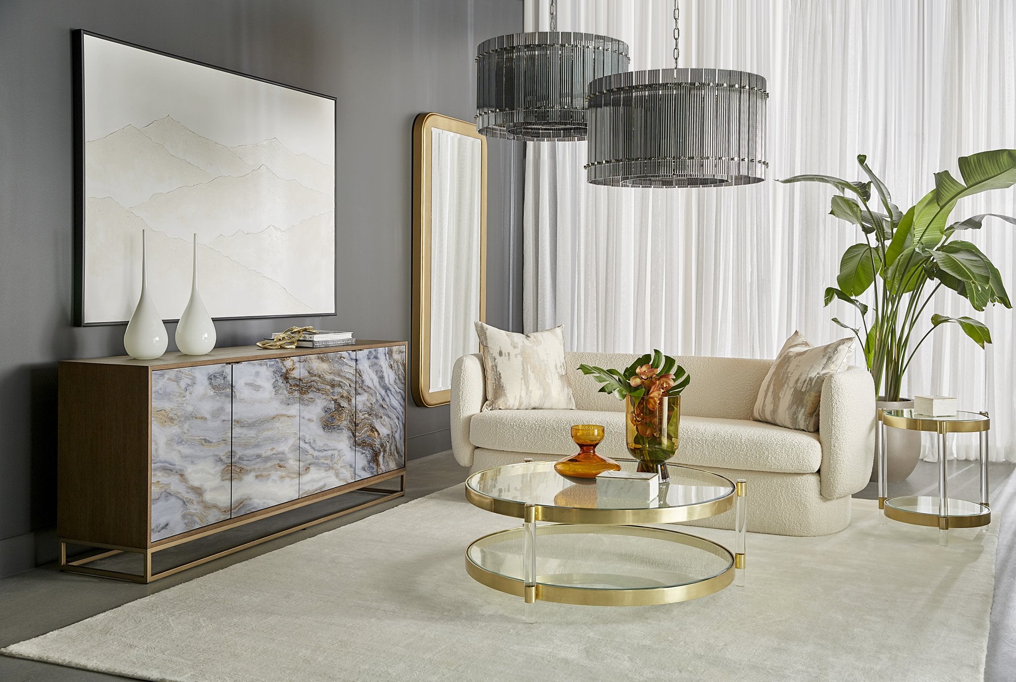 Sunpan Kore Chandelier Small