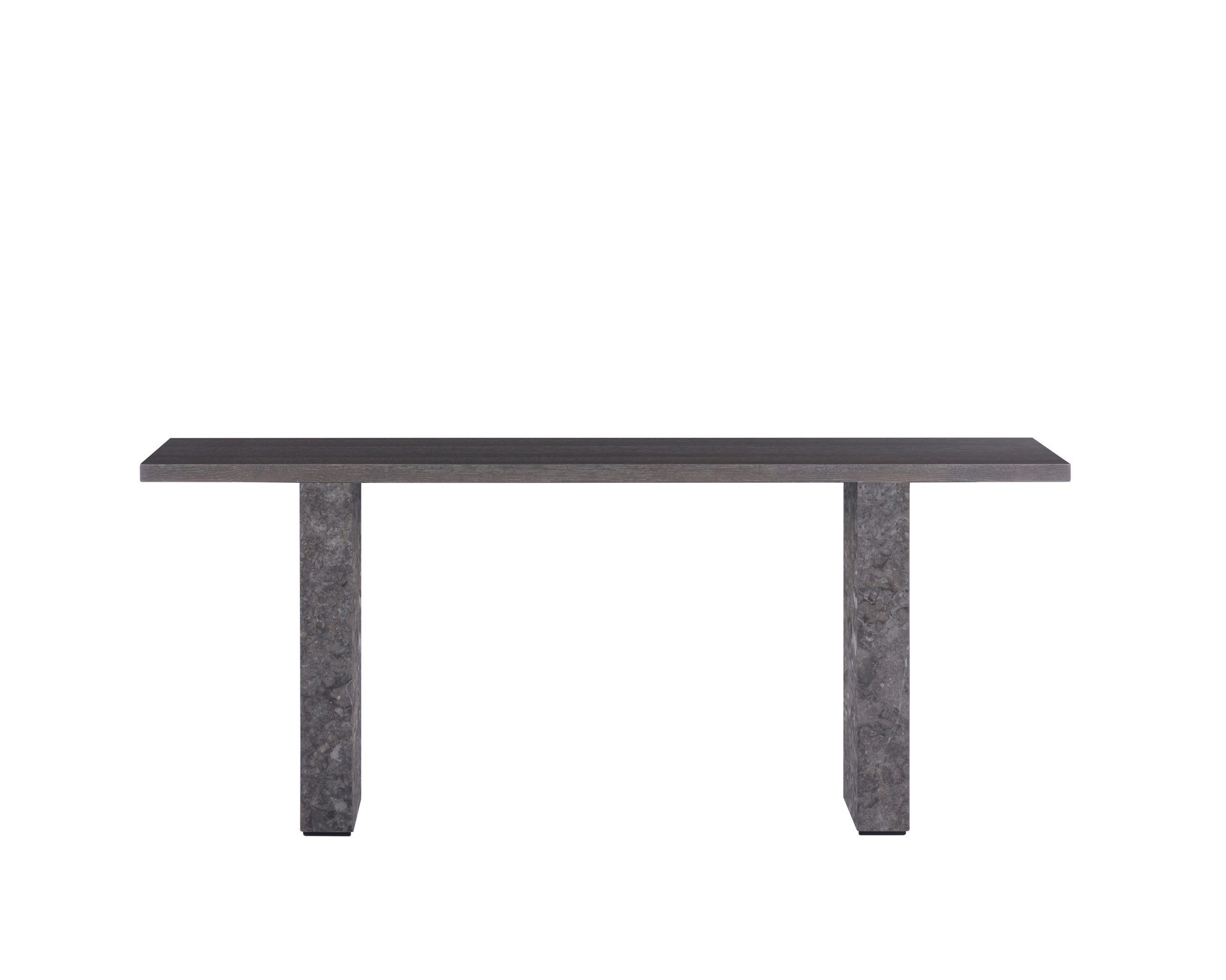 Sunpan Rebel Console Table Grey Marble / Charcoal Grey