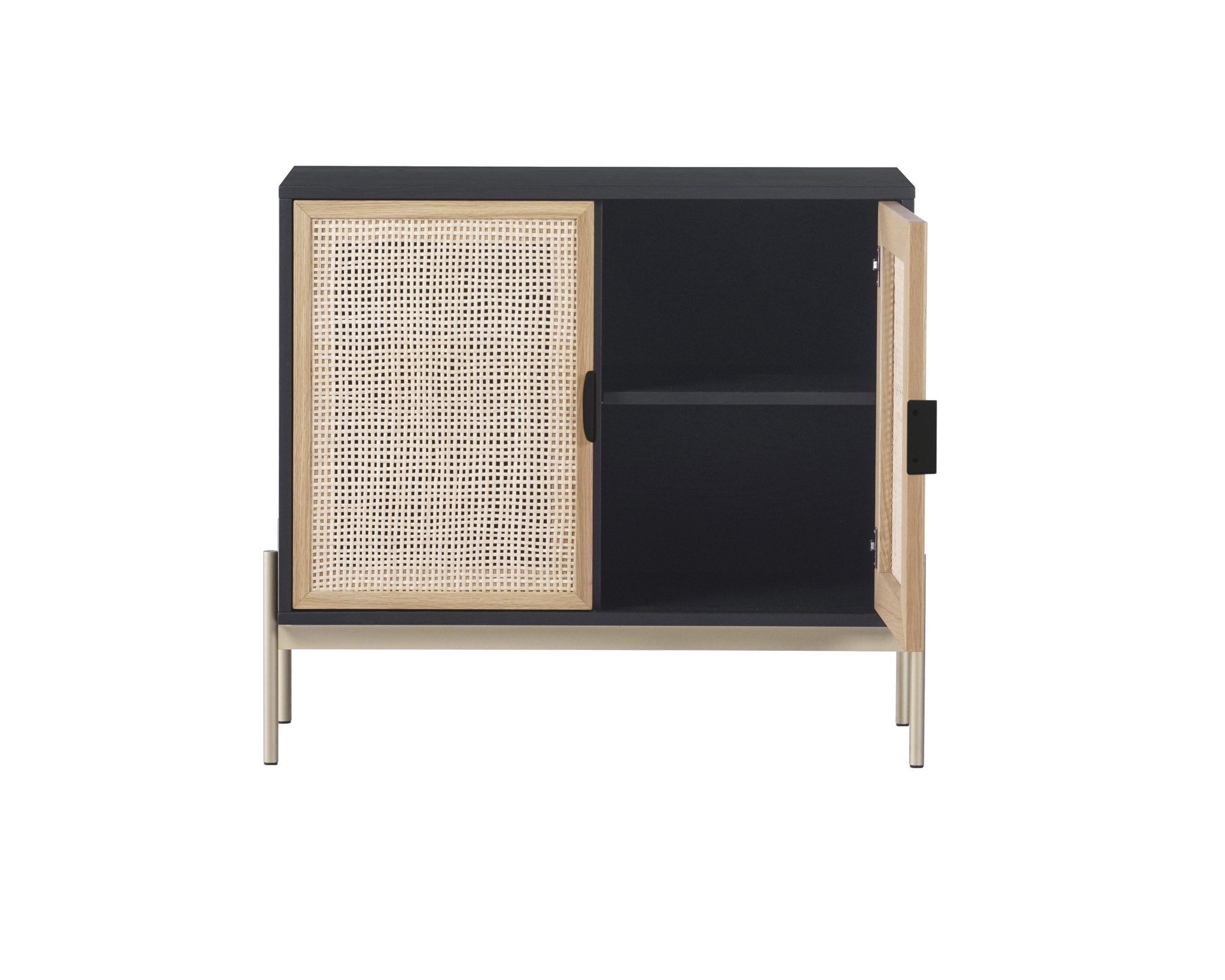 Sunpan Avida Sideboard Small Gold Black/Natural