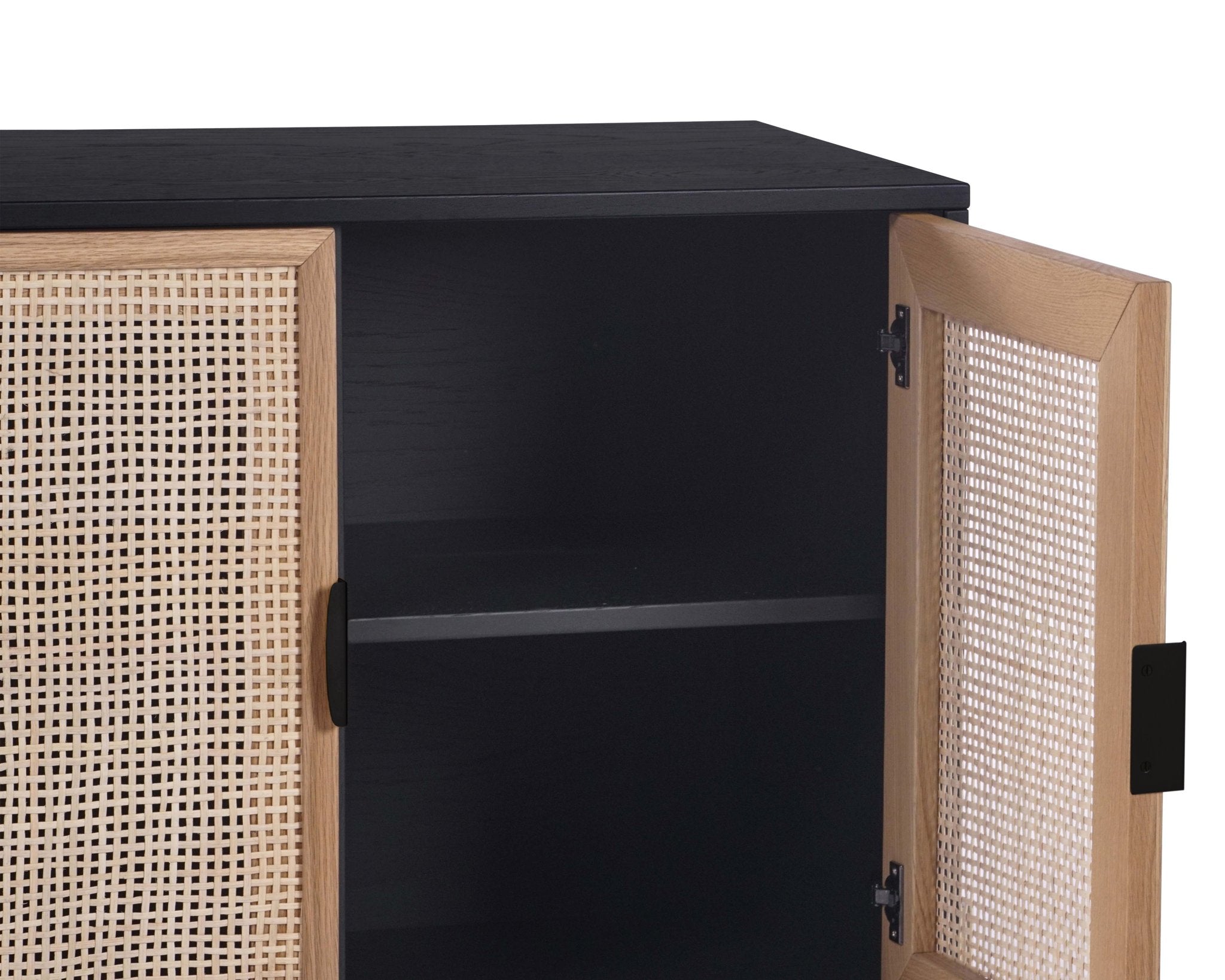 Sunpan Avida Sideboard Small Gold Black/Natural