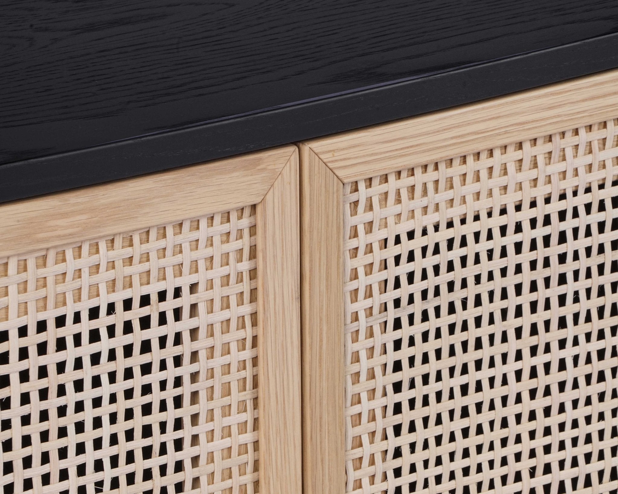 Sunpan Avida Sideboard Small Gold Black/Natural