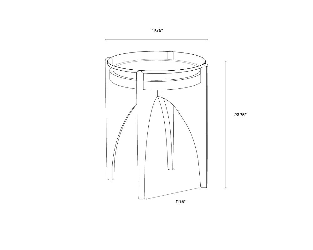 Sunpan Adora End Table