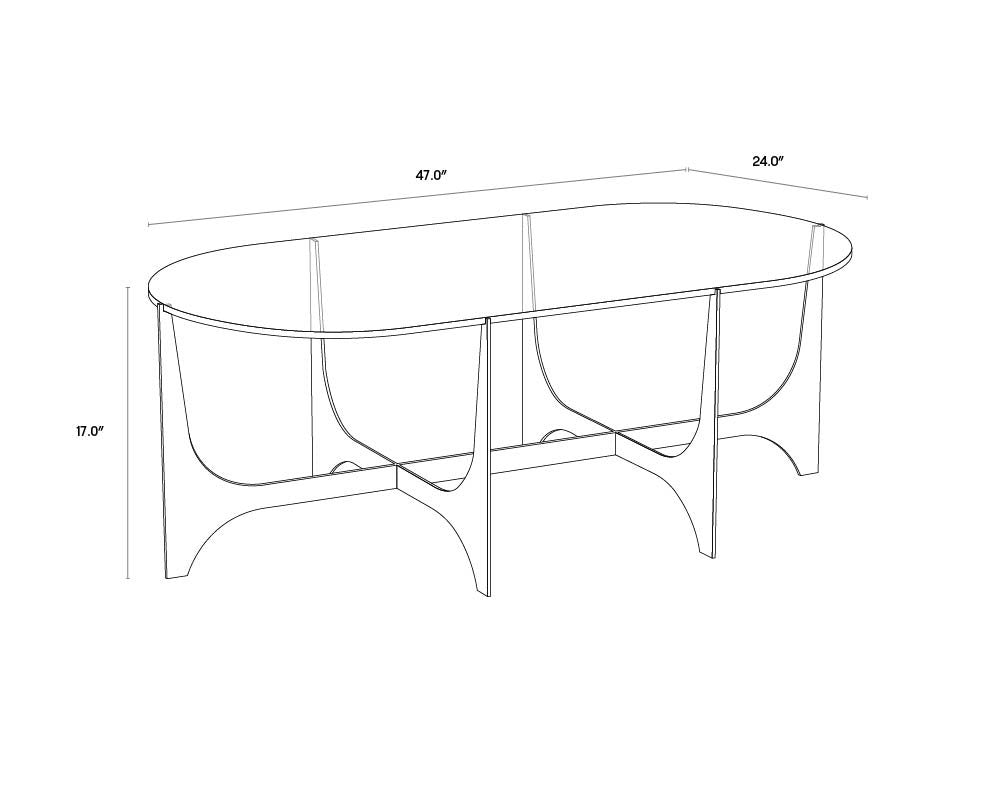 Sunpan Juliane Coffee Table