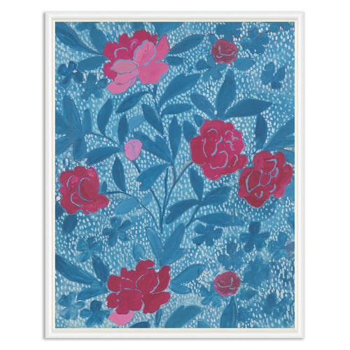Paule Marrot Floral Blue Art