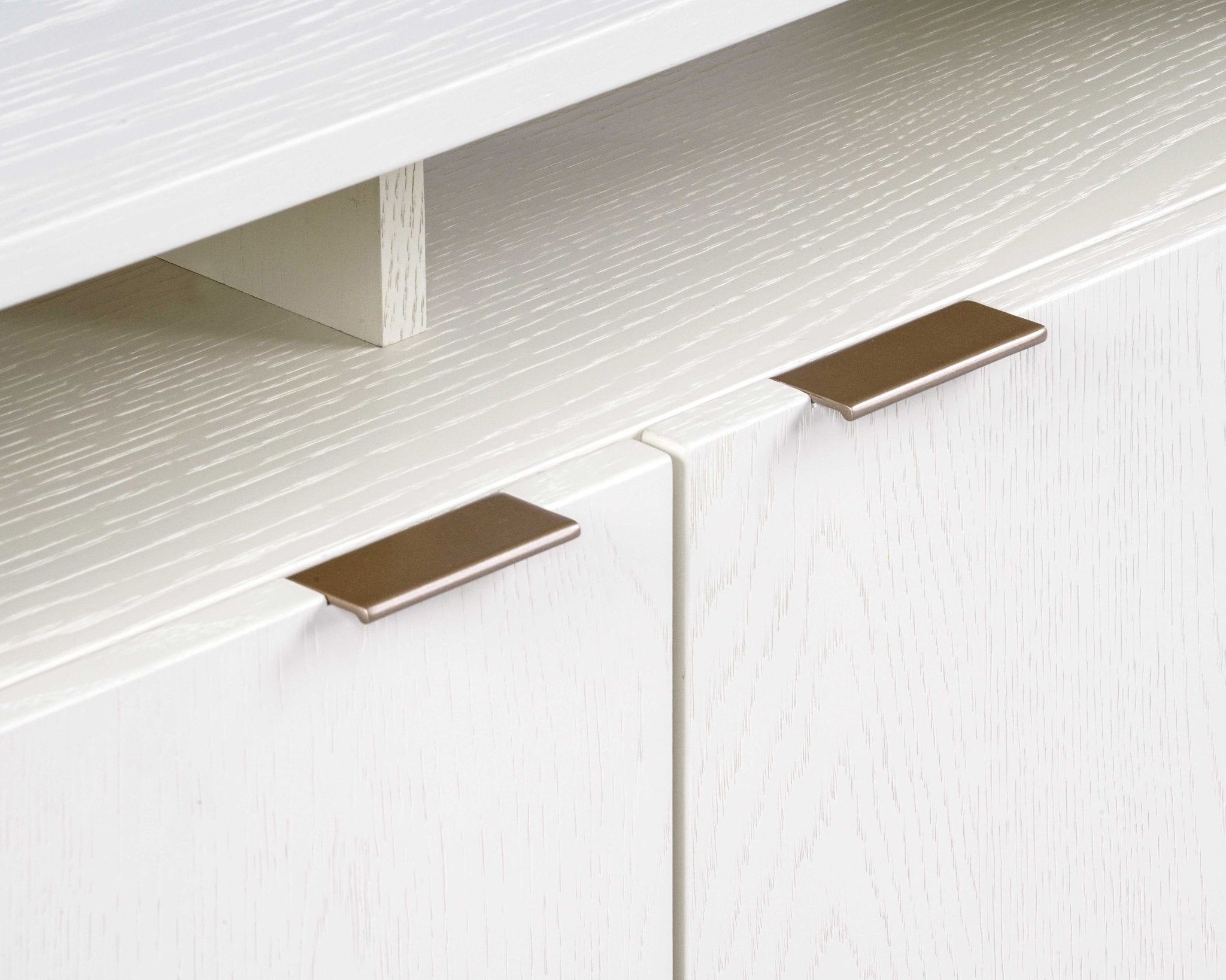 Sunpan Ambrose Modular Storage Cabinet Champagne Gold Cream