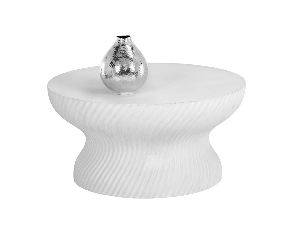 Sunpan Cara Coffee Table White