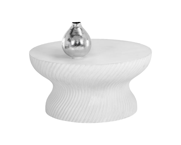 Sunpan Cara Coffee Table White