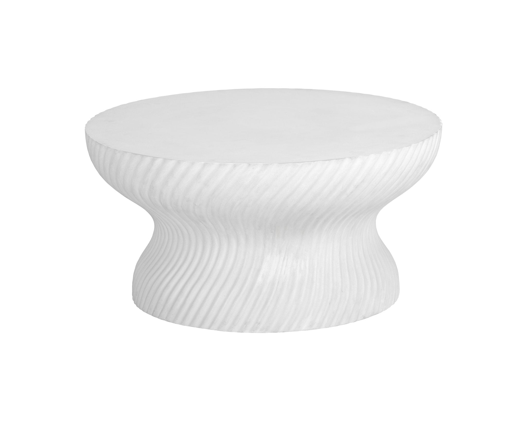 Sunpan Cara Coffee Table White