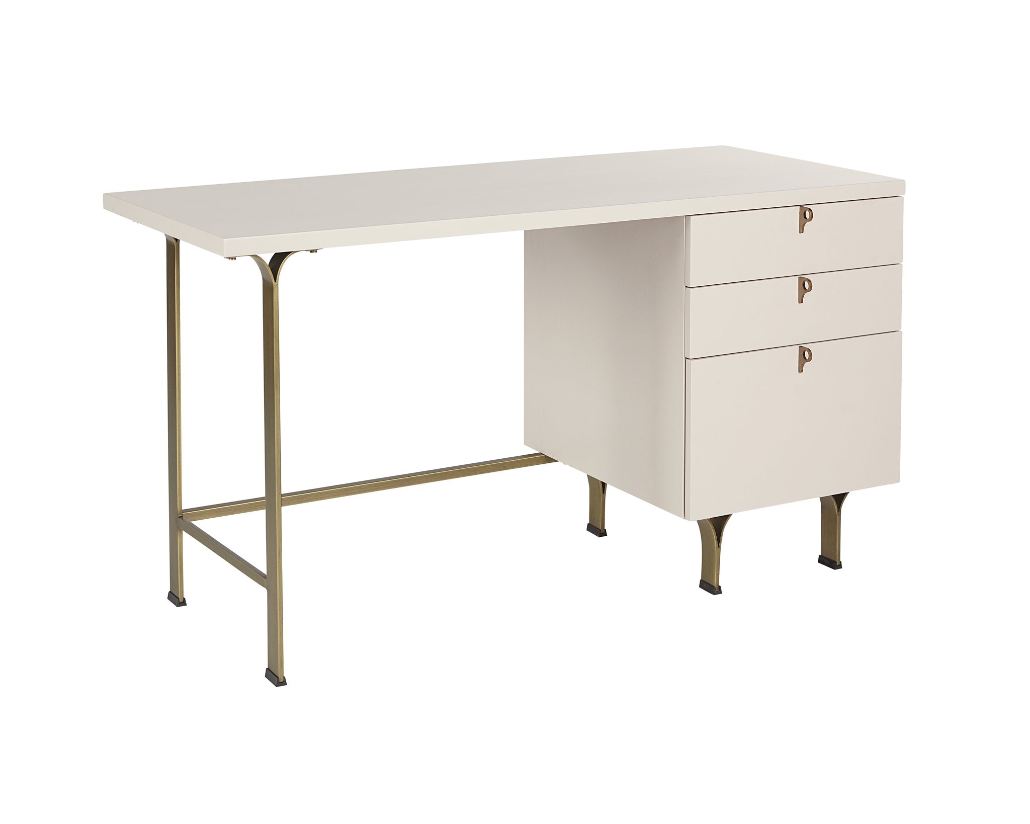 Sunpan Celine Desk Cream
