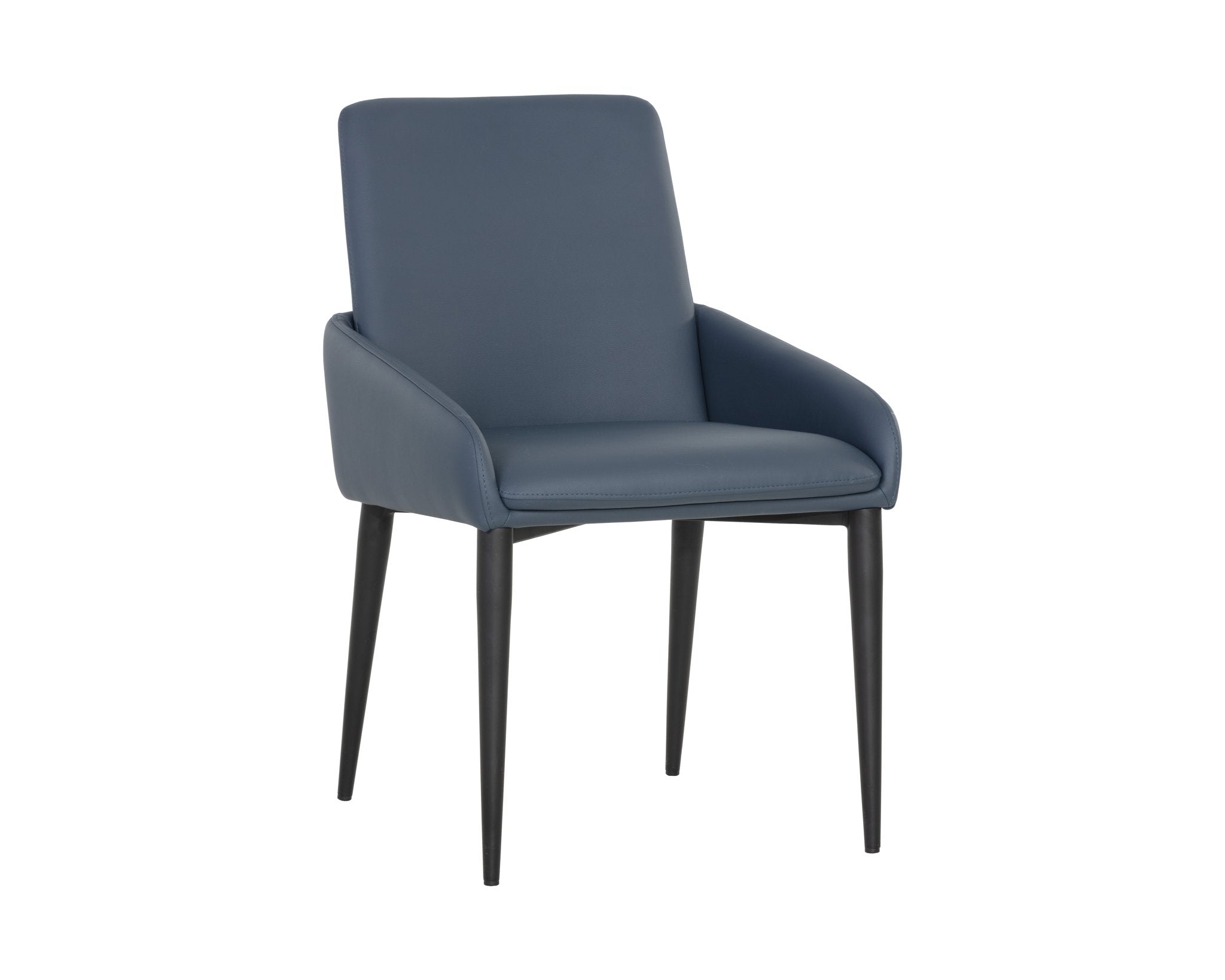 Sunpan Carlo Dining Armchair Black Dillon Thunder