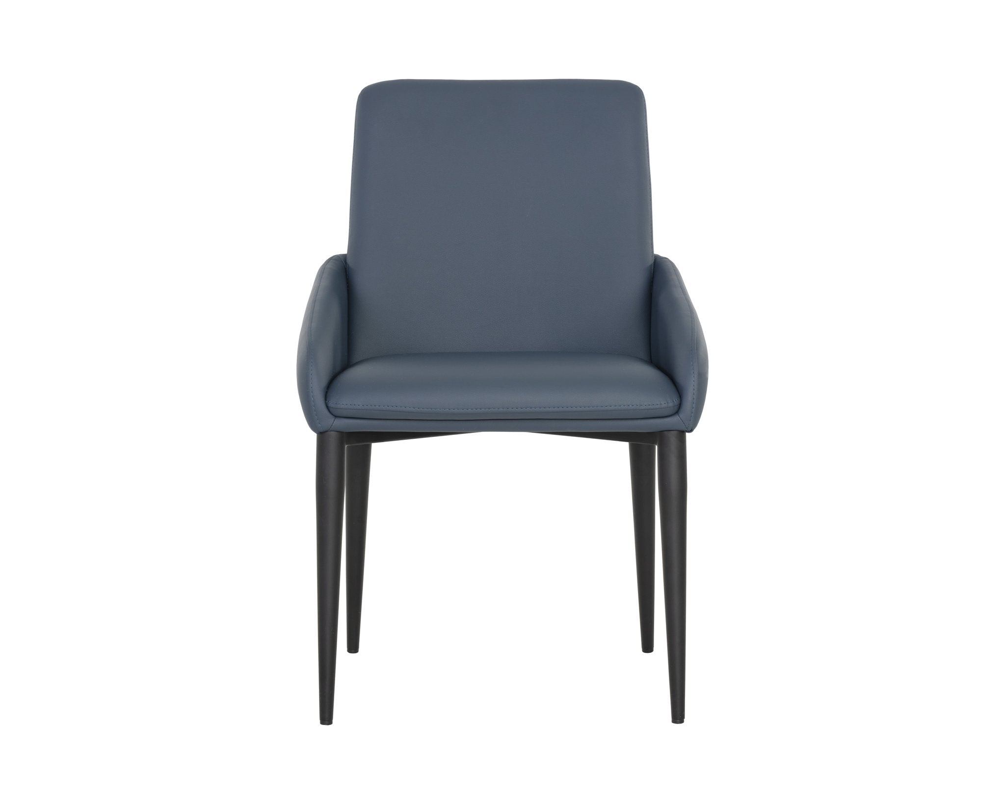 Sunpan Carlo Dining Armchair Black Dillon Thunder