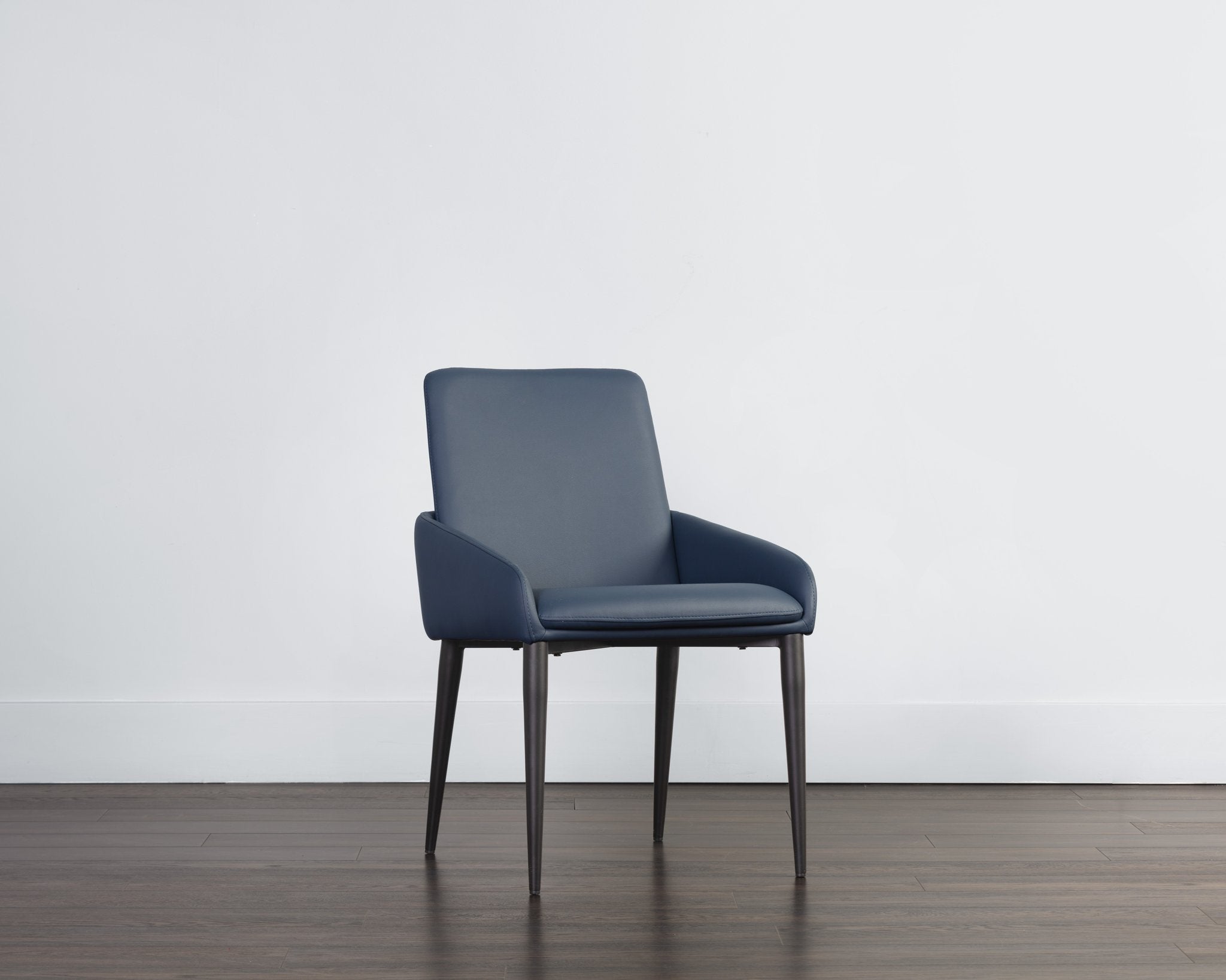 Sunpan Carlo Dining Armchair Black Dillon Thunder