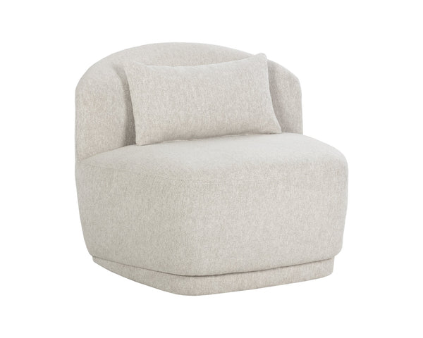 Sunpan Soraya Swivel Armless Chair