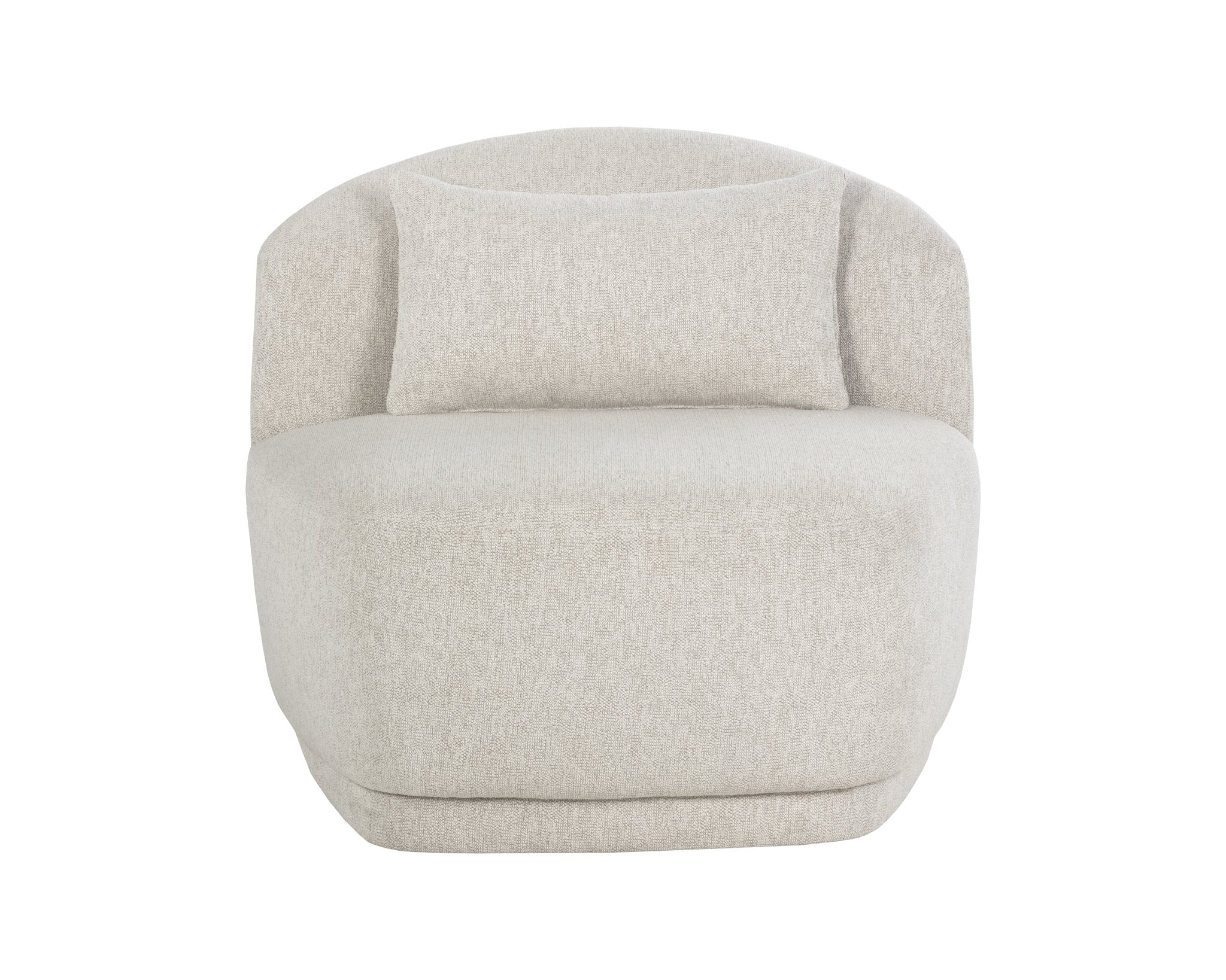 Sunpan Soraya Swivel Armless Chair